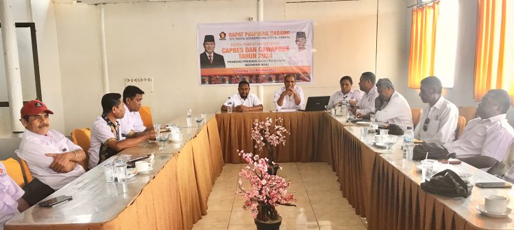 DPC Partai Gerindra Lembata Usulkan Putra Jokowi “Gibran” Dampingi Prabowo