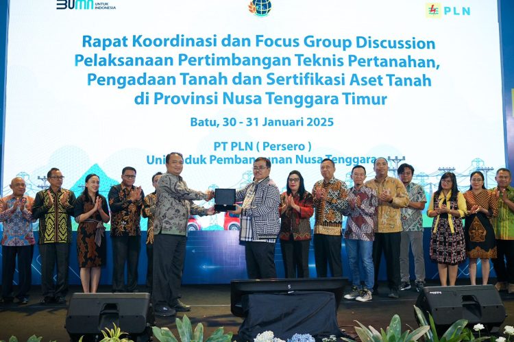 PLN UIP Nusa Tenggara dan BPN Provinsi NTT Gelar Rapat Koordinasi Pertimbangan Teknis Pertanahan dan Sertifikasi Aset