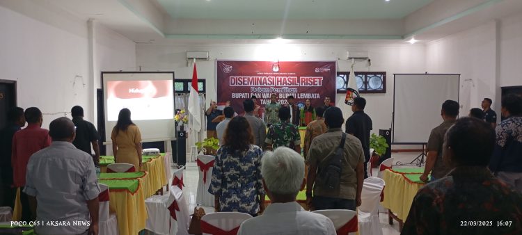 KPU Kabupaten Lembata Gelar Diseminasi Hasil Riset Pilkada Tahun 2024