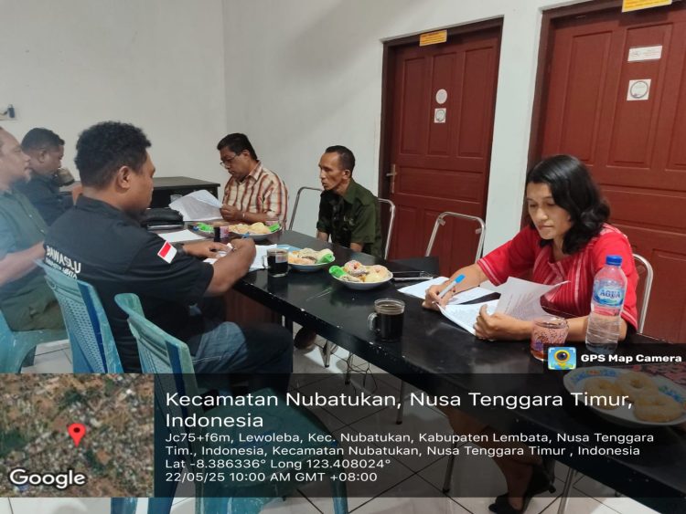 Pasca Pemilu / Pemilihan, Bawaslu Lembata Lakukan Evaluasi Penanganan Pelanggaran
