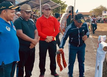 Wabup Nasir Resmi Buka Turnamen D’BELIUNG CUP U35+ Tahun 2025