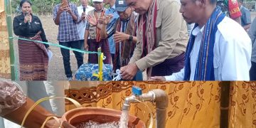 Penantian Panjang Berakhir, Bupati Flores Timur Resmikan Sumur Bor di Tanah Werang
