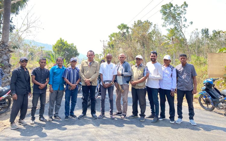 Rekonstruksi Jalan Sp. Liwo- Lamawai- Watohari di Pulau Solor Rampung