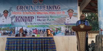 Groundbreaking Kampung Nelayan Merah Putih di TPI Lewoleba, Bupati Kanis: Laut Adalah Sumber Penghidupan Lembata