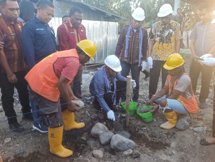 Groundbreaking Kampung Nelayan Merah Putih di TPI Lewoleba, Bupati Kanis: Laut Adalah Sumber Penghidupan Lembata